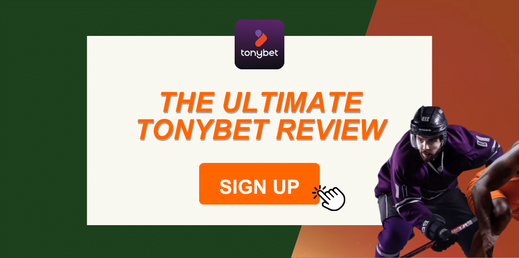 TonyBet review: Sports betting markets, ratings, casino bonuses
