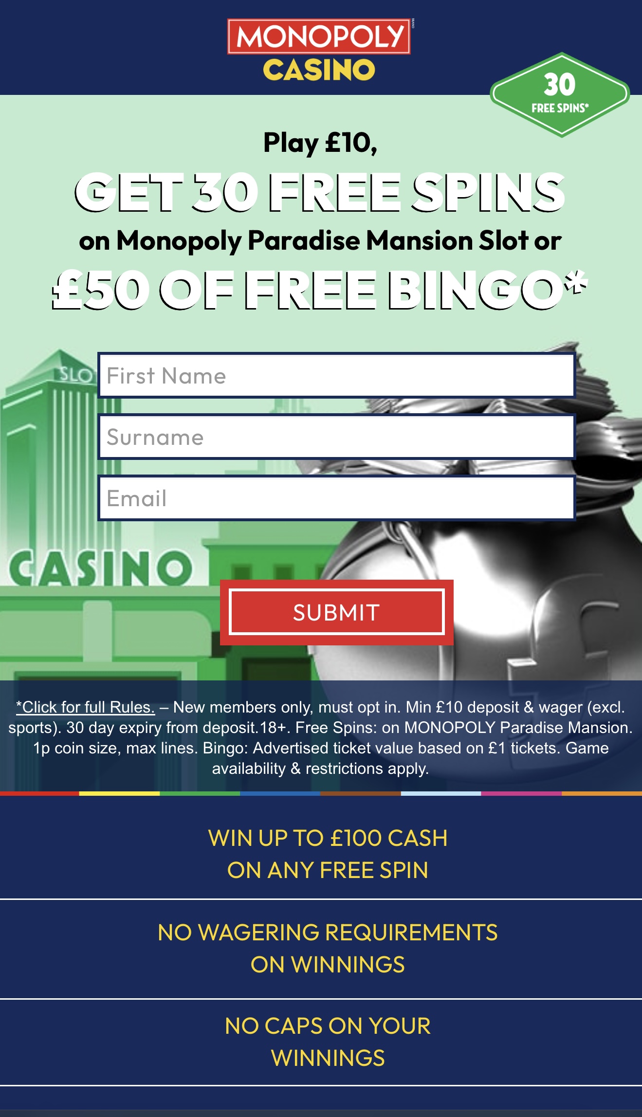 monopolycasinopromocode-uk.com Review: Monopoly Casino Promo Code for UK Players