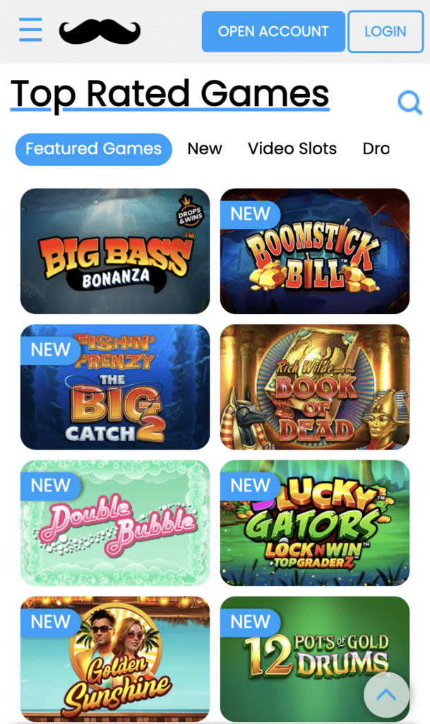 MrPlay UK Casino top rated games