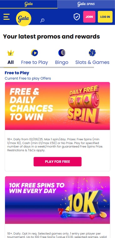 Gala Bingo Promotions