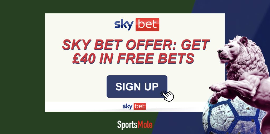 Sky Bet sign up offer January 2026: Get £40 in free bets