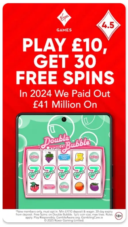 Virgin Games UK offers & promotions