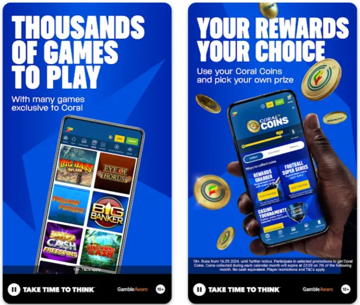 Coral games and rewards through the coral coins