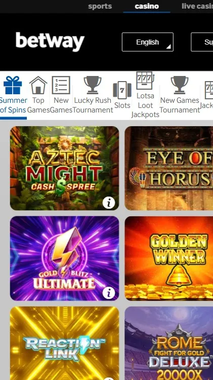 betway casino review