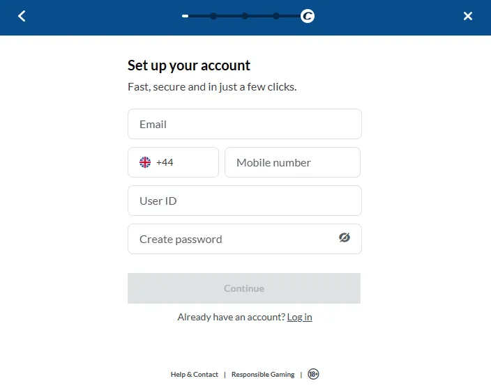 Coral Sign-Up Page