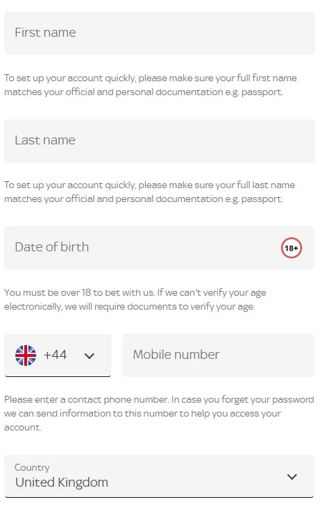 sky bet sign up process reivew