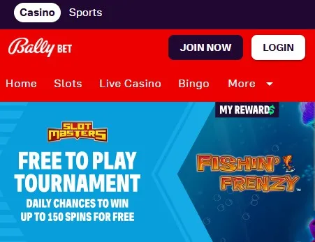 bally bet casino slot masters tournament