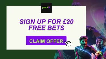 Puntit sign up offer: Bet £10, get £20 in July 2026