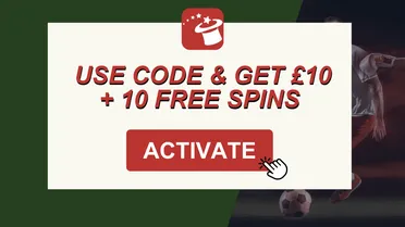 Magic Red bonus code: £10 free bet + 10 free spins or up to £100
