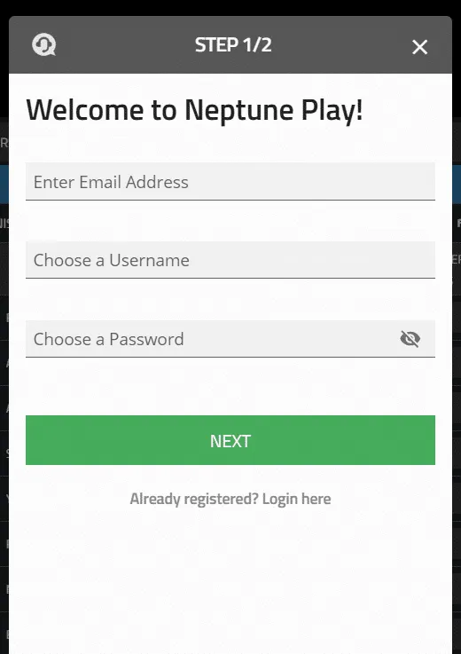 How to activate the Neptune Play bonus code