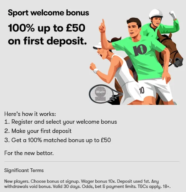 10Bet Welcome Offer