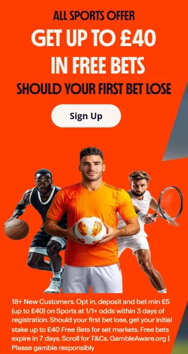 betano sign up offer: get up to £40 in free bets if your bet loses