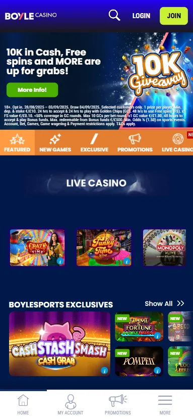 Boylesports casino