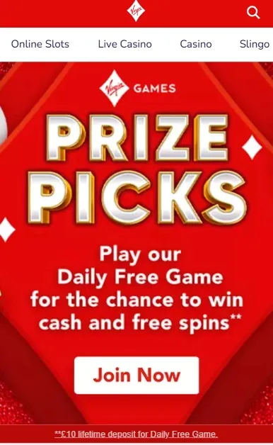 virgin games prize picks promotion