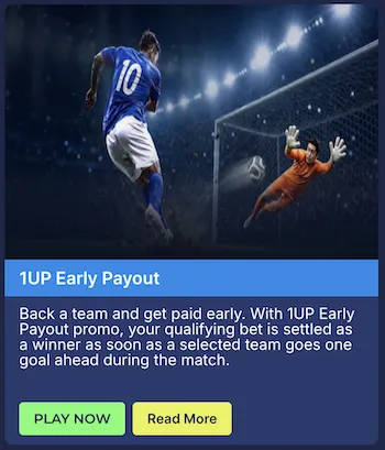 Betnero 1UP promotion