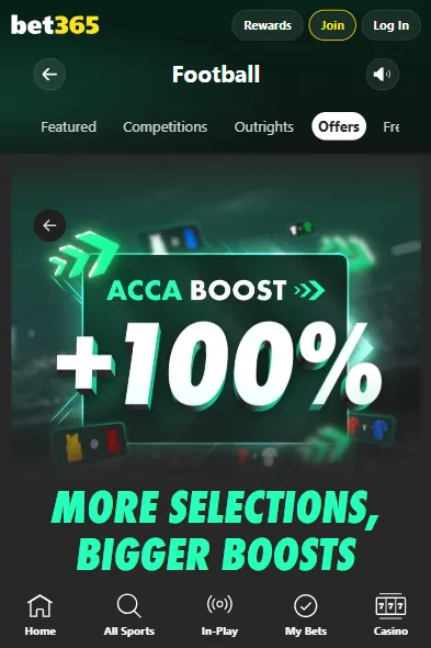 bet365 ultimate acca 