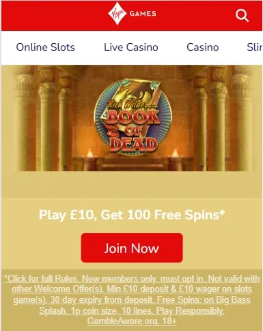 Book of Dead – Virgin Games