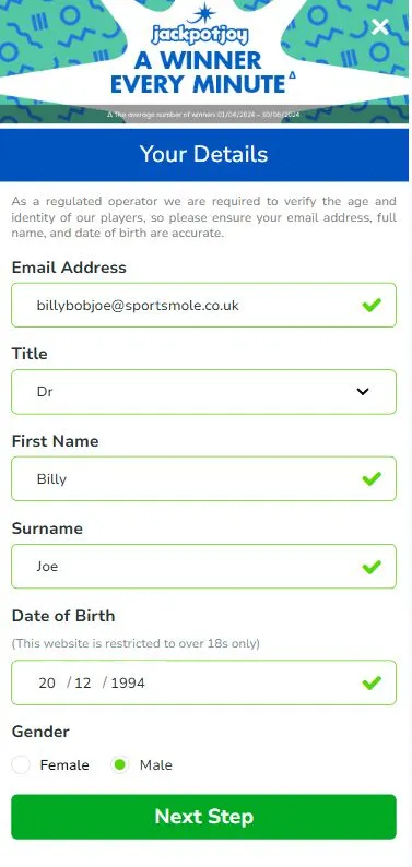 jackpotjoy-sign-up-details