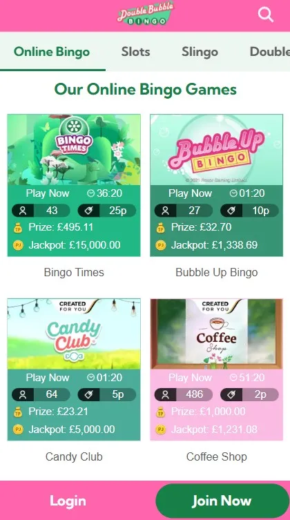 double bubble bingo review
