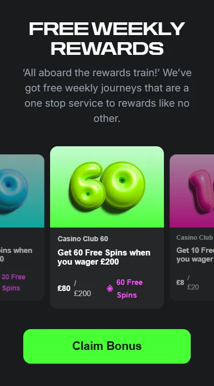 Midnite casino free weekly rewards