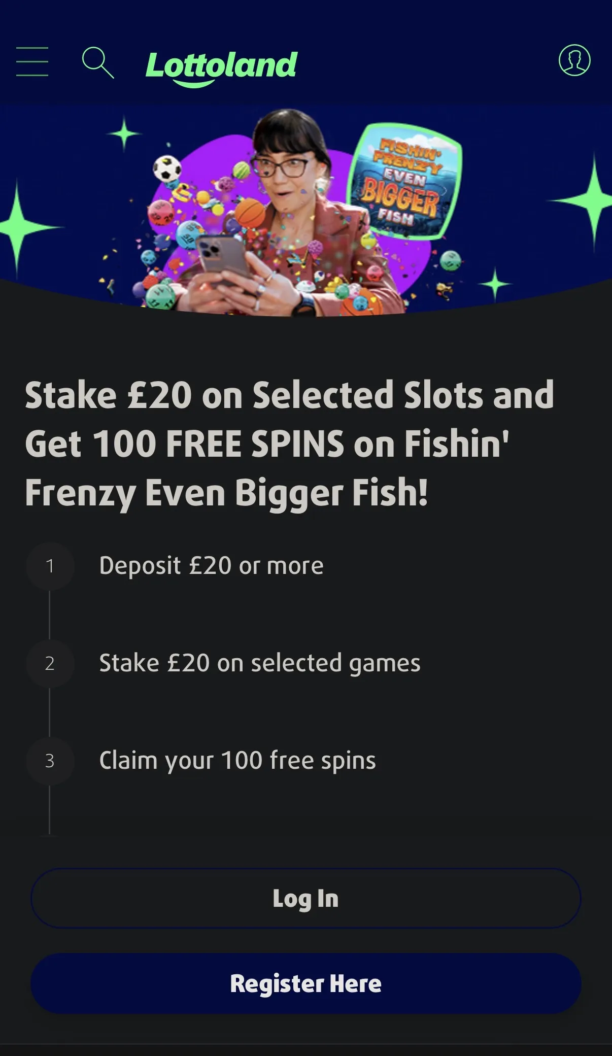 Lottoland 100 free spins welcome offer