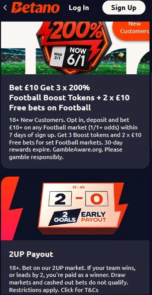 betano sports promotions for new and existing customers