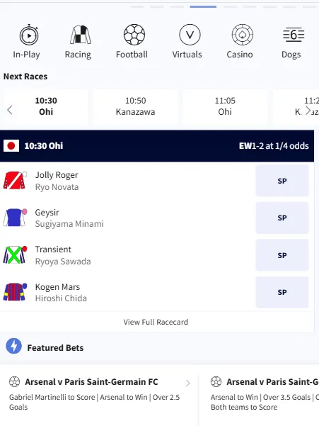 Fafabet sports betting options