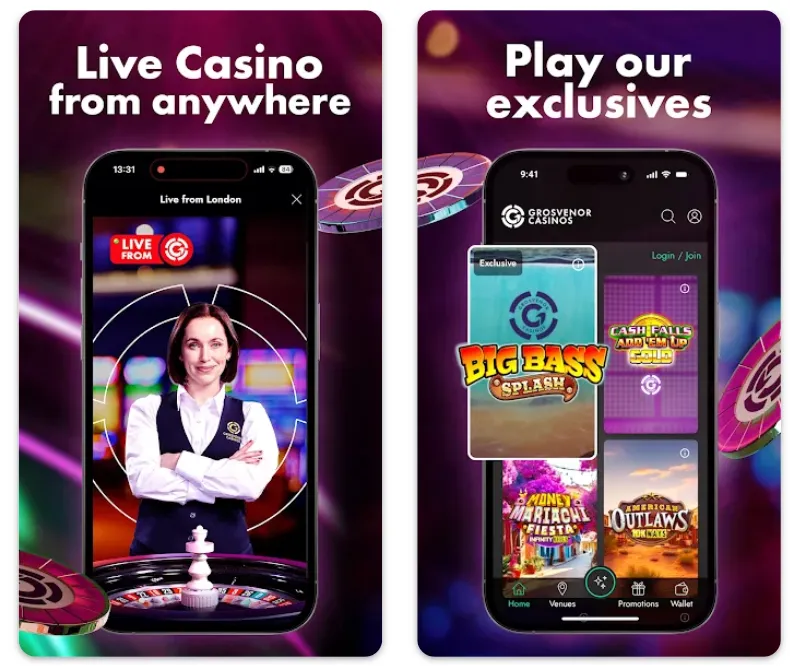 grosvenor casino app