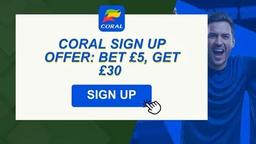 Coral sign up offer: Bet £5, get £30 in free bets in August 2026