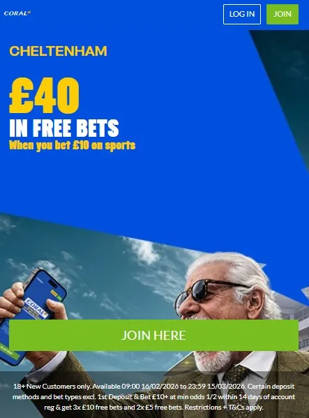 Coral Best Gold Cup betting offer 2026