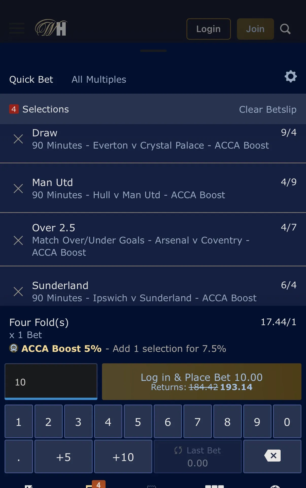 william hill acca premier league