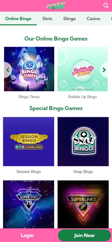 double bubble bingo slot games