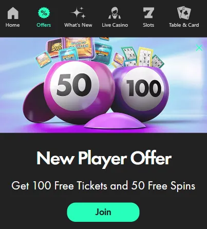Bet365 bingo new player offer