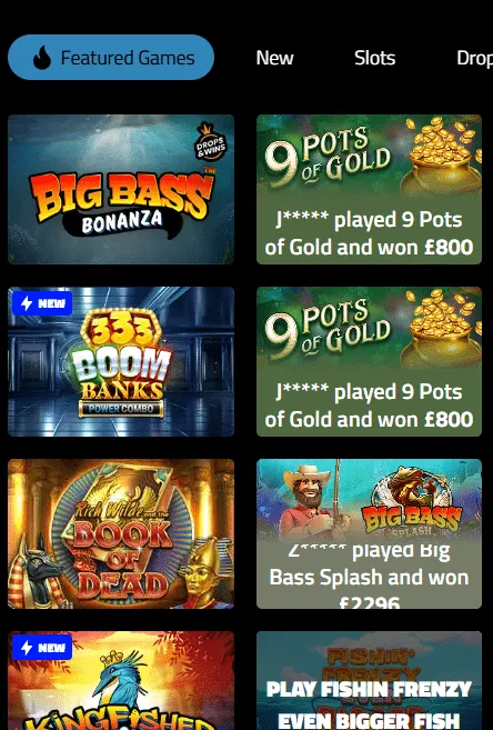 NeptunePlay Casino game overview – Slots, live-casino, & table games