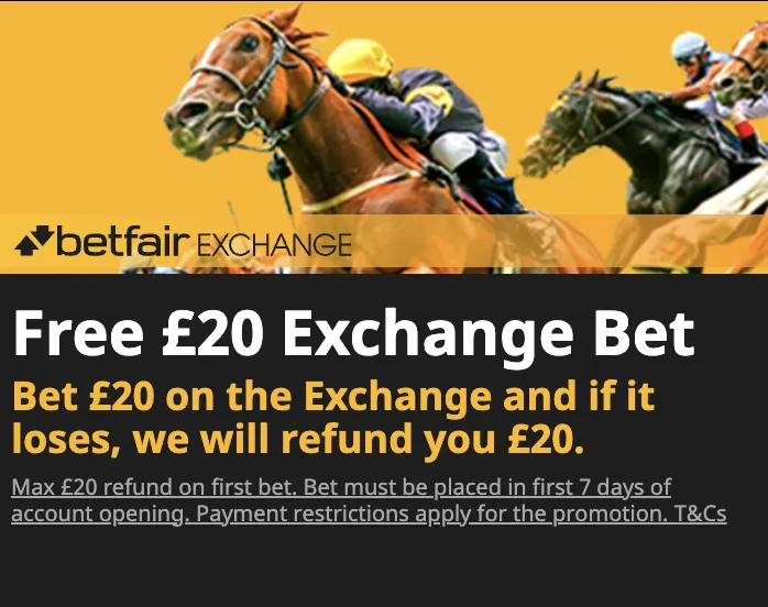Betfair betting exchange offer