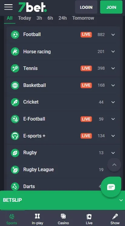 7bet review - sports betting options available