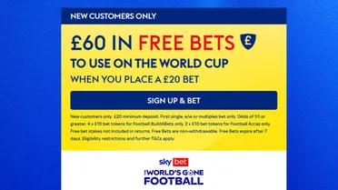 Sky Bet sign up offer: Bet 5p & get £30 in free bets in July 2026