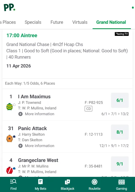 Paddy Power Grand National odds and analysis (Saturday, 4 pm)