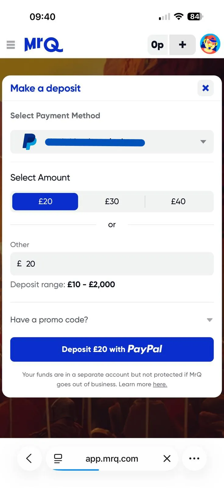 MrQ-paypal-deposit