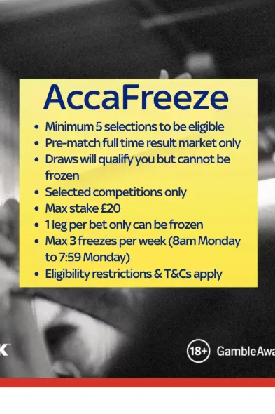 Sky Bet’s AccaFreeze 