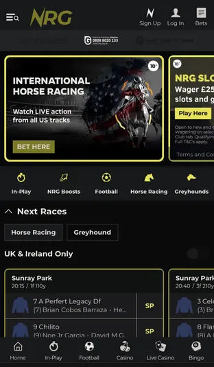 NRG mobile screenshot 2026