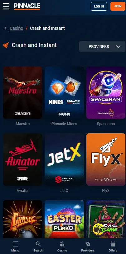 Pinnacle casino review