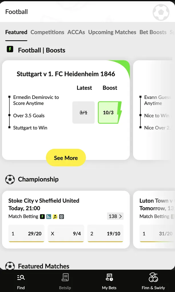 talksport bet football betting markets