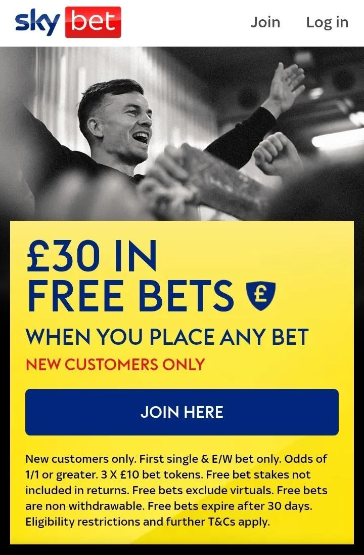 sky bet welcome offer
