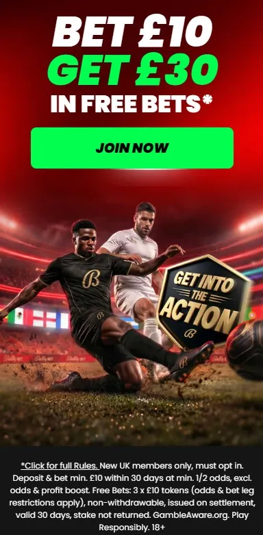 bally bet promo code for new UK customers: £bet 10 get £30 in free bets