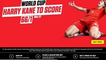 Harry Kane top scorer odds: Get enhanced odds up to 66/1 on England’s star man