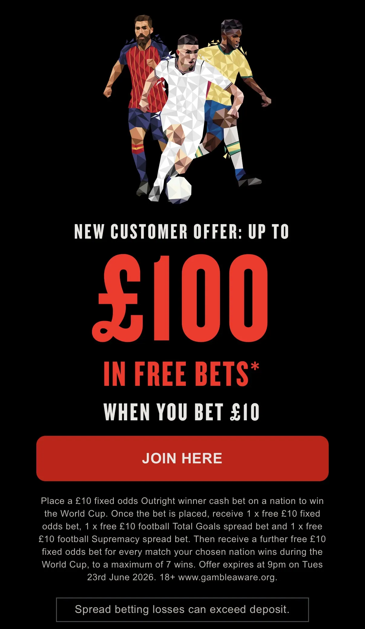 SpreadEx welcome offer June 2026