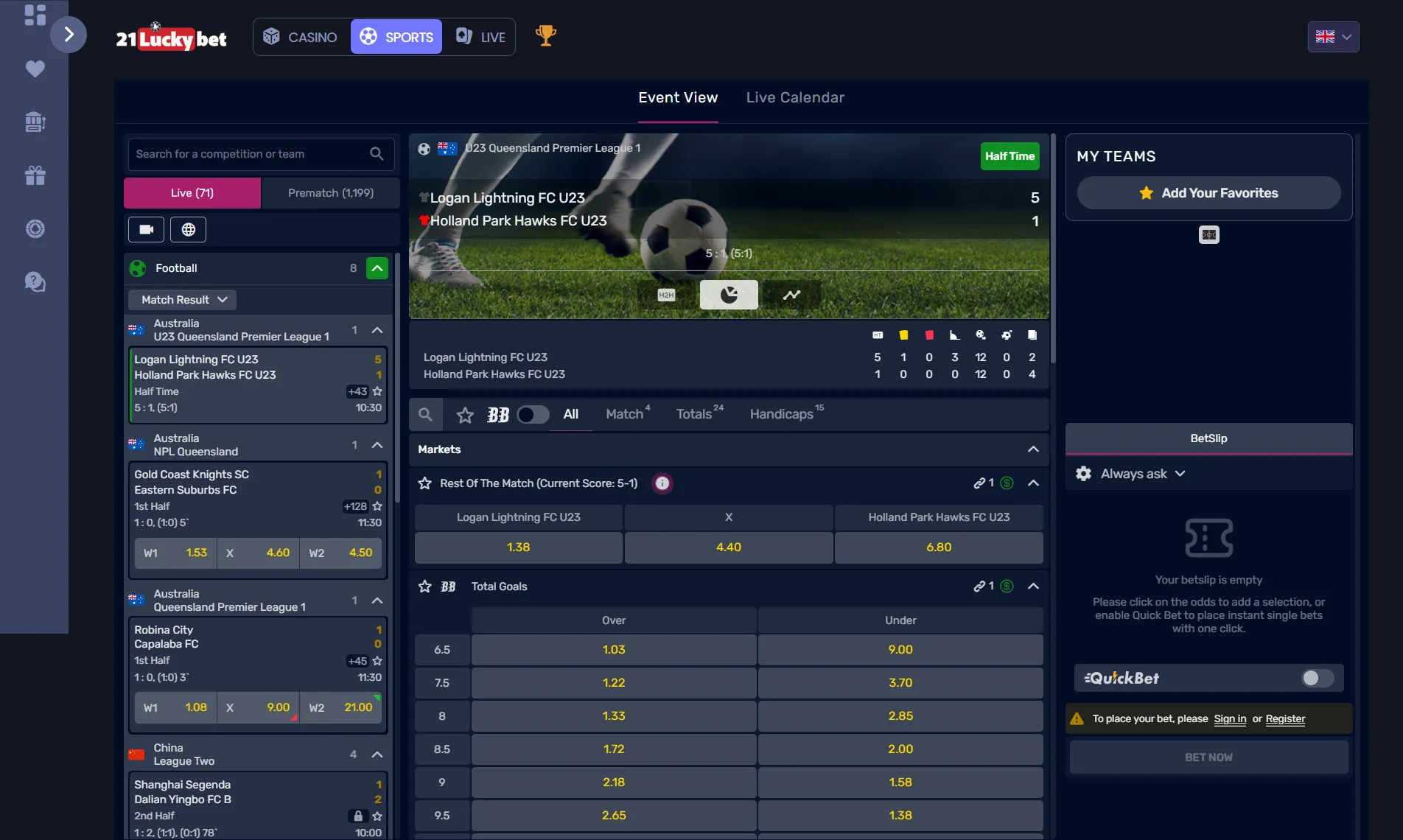 21LuckyBet on desktop: is the website easy to use?