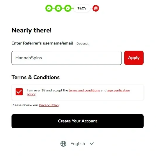 virgin games sign up form, refer a friend