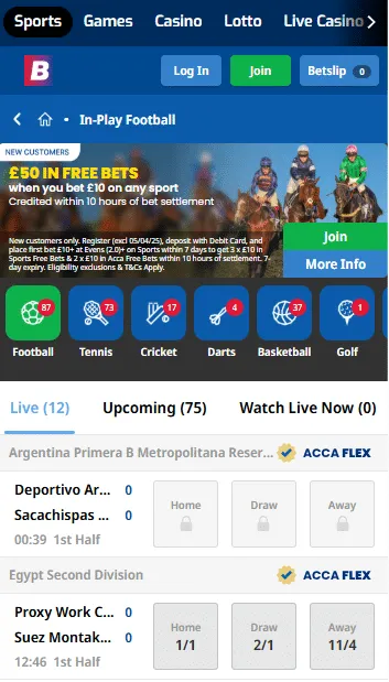 Applying Betfred Sign Up Offer promo code for special betting promotions